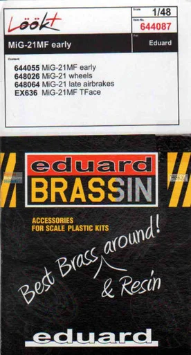 EDU644087 1:48 Eduard LookPlus - MiG-21MF Fishbed Early Detail Set (EDU kit)