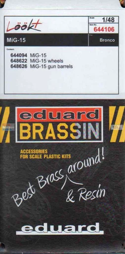 EDU644106 1:48 Eduard LookPlus - MiG-15 Fagot Detail Set (BNC kit)
