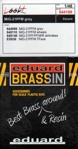 EDU644109 1:48 Eduard LookPlus - MiG-21PFM (grey) Fishbed Detail Set (EDU kit)