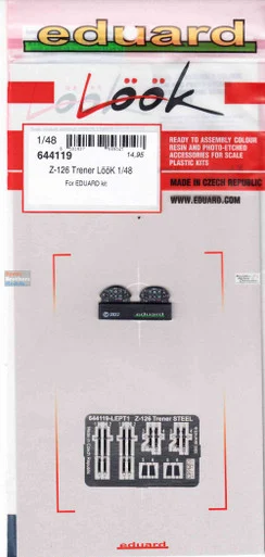 EDU644119 1:48 Eduard Look - Zlin Z-126 Trener (EDU kit)
