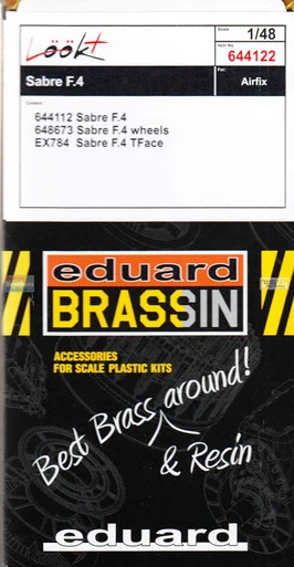 EDU644122 1:48 Eduard LookPlus - Sabre F.4 Detail Set (AFX kit)