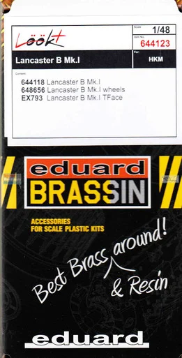 EDU644123 1:48 Eduard LookPlus - Lancaster B Mk.I Detail Set (HKM kit)
