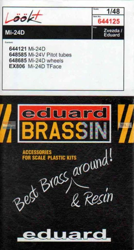 EDU644125 1:48 Eduard LookPlus - Mi-24D Hind Detail Set (ZVE/EDU kit)