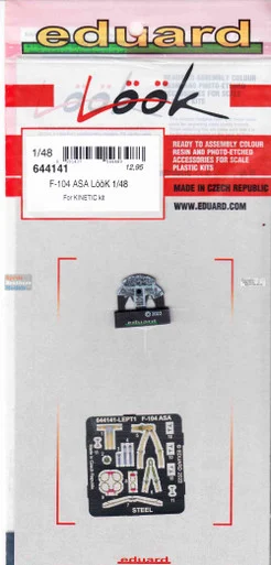 EDU644141 1:48 Eduard Look - F-104 ASA Starfighter (KIN kit)