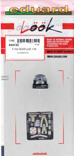 EDU644142 1:48 Eduard Look - F-104 ASA/M Starfighter (KIN kit)