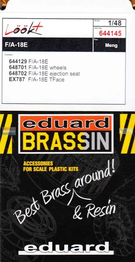 EDU644145 1:48 Eduard LookPlus - F-18E Super Hornet Detail Set (MNG kit)
