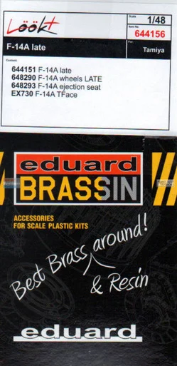 EDU644156 1:48 Eduard LookPlus - F-14A Late Tomcat Detail Set (TAM kit)