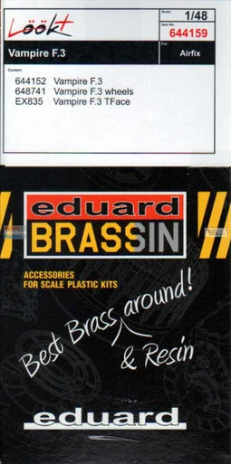 EDU644159 1:48 Eduard LookPlus - Vampire F.3 Detail Set (AFX kit)