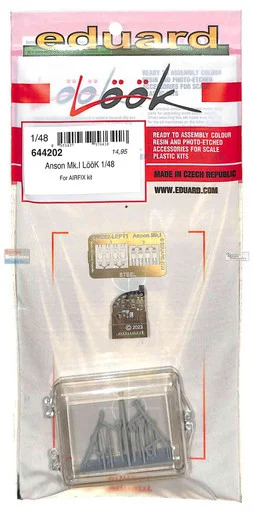 EDU644202 1:48 Eduard Look - Anson Mk.I Detail Set (AFX kit)