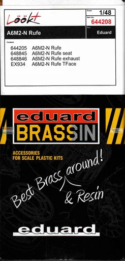 EDU644208 1:48 Eduard LookPlus - A6M2-N Rufe Detail Set (EDU kit)