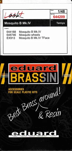 EDU644209 1:48 Eduard LookPlus - Mosquito B Mk.IV Detail Set (TAM kit)