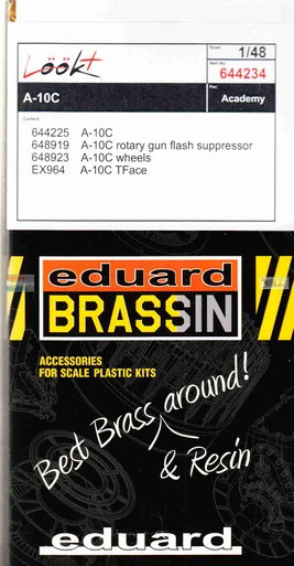 EDU644234 1:48 Eduard LookPlus - A-10C Thunderbolt II Detail Set (ACA kit)