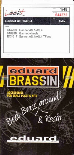 EDU644272 1:48 Eduard LookPlus - Gannet AS.1/AS.4 Detail Set (AFX kit)