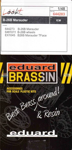 EDU644283 1:48 Eduard LookPlus - B-26B Marauder Detail Set (ICM kit)