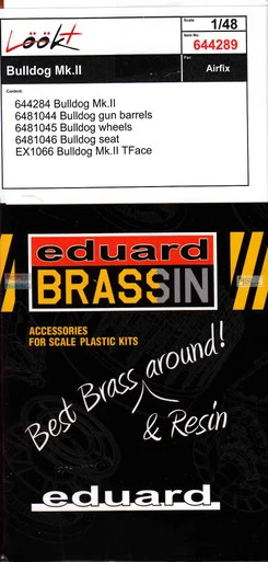 EDU644289 1:48 Eduard LookPlus - Bulldog Mk.II Detail Set (AFX kit)