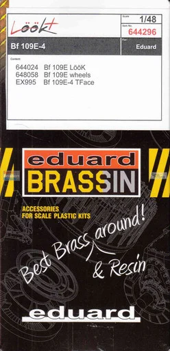EDU644296 1:48 Eduard LookPlus - Bf109E-4 Detail Set (EDU kit)