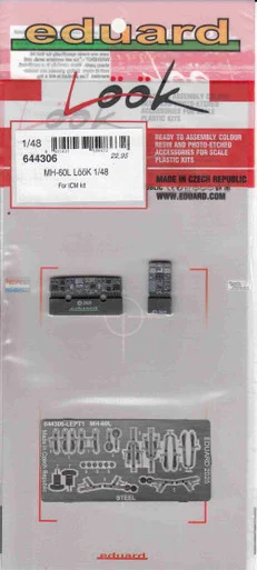 EDU644306 1:48 Eduard Look - MH-60L Black Hawk (ICM kit)