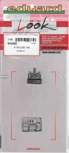 EDU644308 1:48 Eduard Look - A-10A Thunderbolt II (GWH kit)