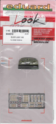 EDU644310 1:48 Eduard Look - B-24D Liberator (HBS kit)