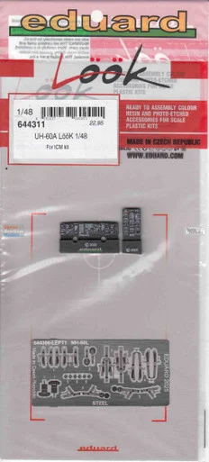 EDU644311 1:48 Eduard Look - UH-60A Black Hawk (ICM kit)