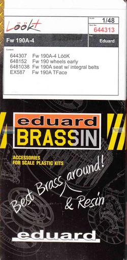 EDU644313 1:48 Eduard LookPlus - Fw190A-4 Detail Set (EDU kit)