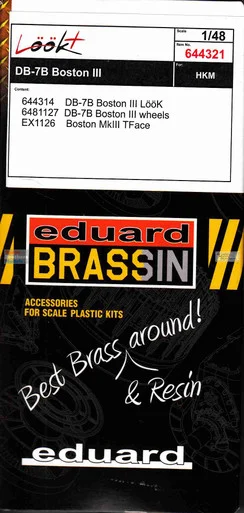 EDU644321 1:48 Eduard LookPlus - DB-7B Boston III A-20 Detail Set (HKM kit)