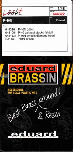 EDU644322 1:48 Eduard LookPlus - P-40N Warhawk Detail Set (EDU kit)