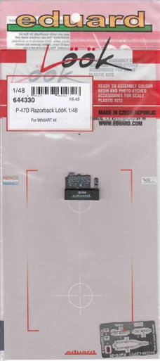 EDU644330 1:48 Eduard Look - P-47D Thunderbolt Razorback (MIA kit)