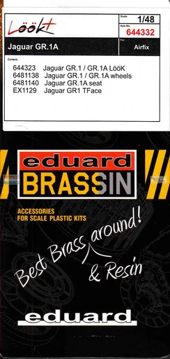 EDU644332 1:48 Eduard LookPlus - Jaguar GR.1A (AFX kit)