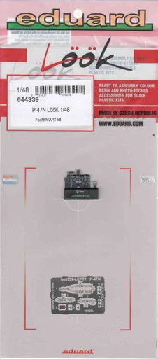 EDU644339 1:48 Eduard Look - P-47N Thunderbolt (MIA kit)