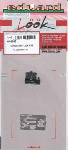 EDU644343 1:48 Eduard Look - Hurricane Mk.I (ARM kit)