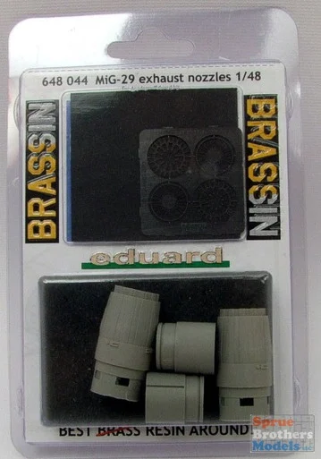 EDU648044 1:48 Eduard Brassin MiG-29 Fulcrum Exhaust Nozzles (ACA/EDU kit) #648044