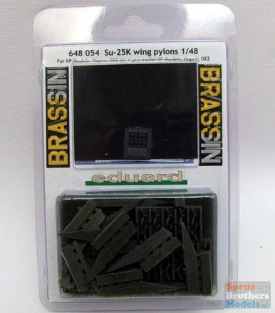 EDU648054 1:48 Eduard Brassin Su-25K Frogfoot Wing Pylons Set (KOP kit) #648054