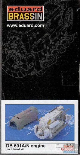 EDU648059 1:48 Eduard Brassin DB 601A/N Engine (EDU kit) #648059