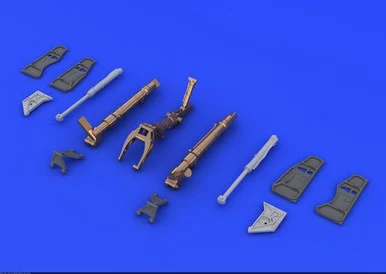 1/48 Eduard Brassin MiG-21 undercarriage legs BRONZE for Eduard