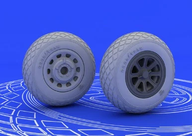 EDU648092 1:48 Eduard P-51 Mustang Wheels