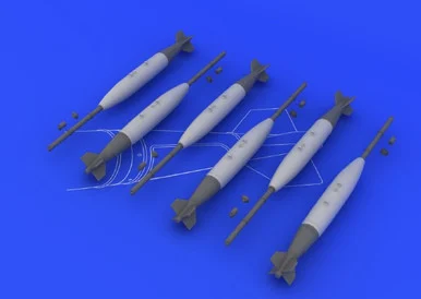 EDU648093 1:48 Eduard Brassin Mk.82 Bombs (6 pcs)