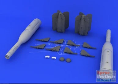 EDU648095 1:48 Eduard Brassin GBU-24 Paveway Bomb Set (2 pcs)