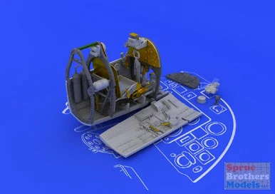 EDU648100 1:48 Eduard Spitfire Mk IX Cockpit Set (EDU kit)