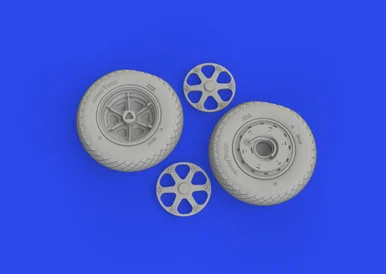 1/48 Eduard FM-1 wheels Brassin for TAMIYA