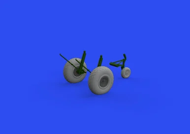 1/48 Eduard B-17F wheels oval tread Brassin for EDUARD