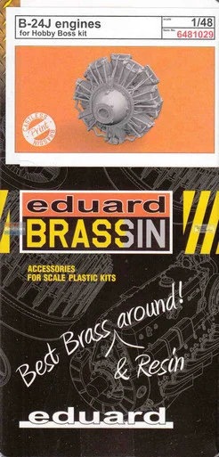 EDU6481029 1:48 Eduard Brassin B-24J Liberator Engines (HBS kit)