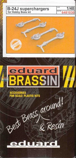 EDU6481030 1:48 Eduard Brassin B-24J Liberator Superchargers (HBS kit)