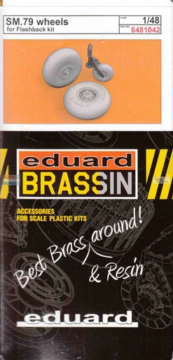 EDU6481042 1:48 Eduard Brassin SM.79 Wheels (FLB kit)