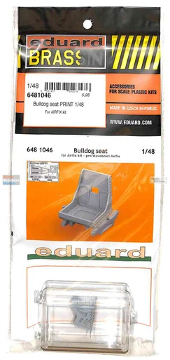 EDU6481046 1:48 Eduard Brassin Print - Bulldog Seat (AFX kit)