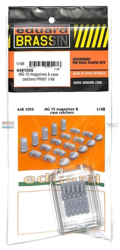 EDU6481055 1:48 Eduard Brassin MG15 Magazines & Case Catchers