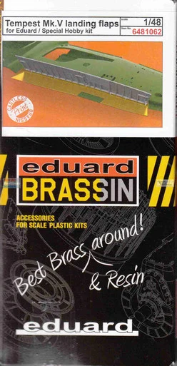 EDU6481062 1:48 Eduard Brassin Tempest Mk.V Landing Flaps (EDU/SPH kit)