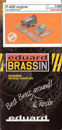 EDU6481069 1:48 Eduard Brassin - P-40E Warhawk Engine (EDU kit)