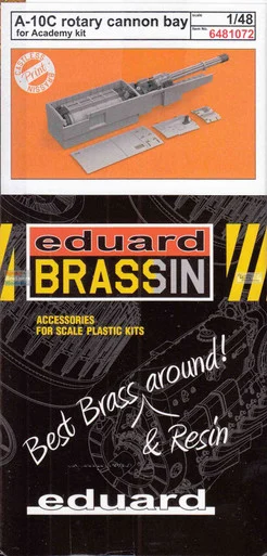 EDU6481072 1:48 Eduard Brassin - A-10C Thunderbolt II Rotary Cannon Bay (ACA kit)