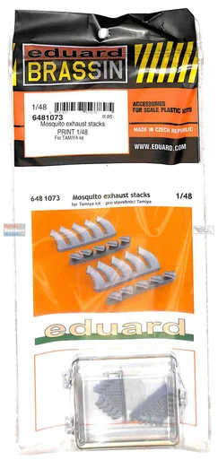 EDU6481073 1:48 Eduard Brassin - Mosquito Exhaust Stacks (TAM kit)